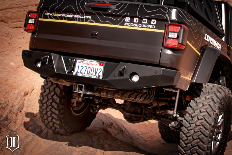 ICON 2020+ Jeep Gladiator JT Pro-Series Rear Bumper - 0