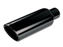 Borla Atak S Rear Section 15-17 Ford Mustang GT 5.0L V8 MT/AT 2.5in pipe 4in tip (Black Chrome)-4