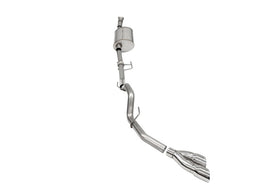 Corsa 2021-2025 Ford F-150 SuperCab/6.5in Bed 3.5L V6 Sport Cat-Back Single Side Exit-Polished