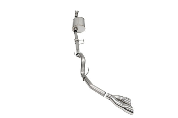 Corsa 2021-2025 Ford F-150 SuperCab/6.5in Bed 3.5L V6 Sport Cat-Back Single Side Exit-Polished