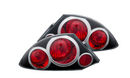 ANZO 2000-2005 Mitsubishi Eclipse Taillights Black-10