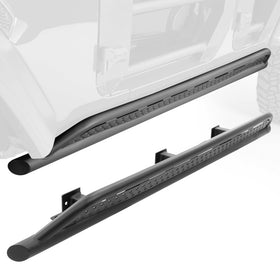 Go Rhino 18-23 Toyota Tacoma 4Door Frame Mount Sliders - Textured Black - 0