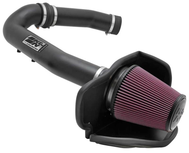 K&N High Flow Performance Intake Kit 11 Jeep Grand Cherokee 3.6L V6 / 11 Dodge Durango 3.6L V6 - 0