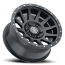 ICON Compression 17x8.5 6x5.5 0mm Offset 4.75in BS 106.1mm Bore Satin Black Wheel-3