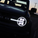 AlphaRex 21-23 Ford Bronco NOVA LED Projector Headlights Black-17