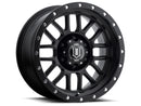 ICON Alpha 17x8.5 6x5.5 0mm Offset 4.75in BS 106.1mm Bore Satin Black Wheel-1