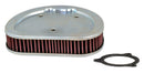 K&N Replacement Air Filter 1.625in H x 7.5in L for Harley-Davidson-4