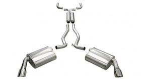 Corsa 2010-2015 Chevrolet Camaro Coupe SS 6.2L V8 Auto Polished Sport Cat-Back + XO Exhaust - 0
