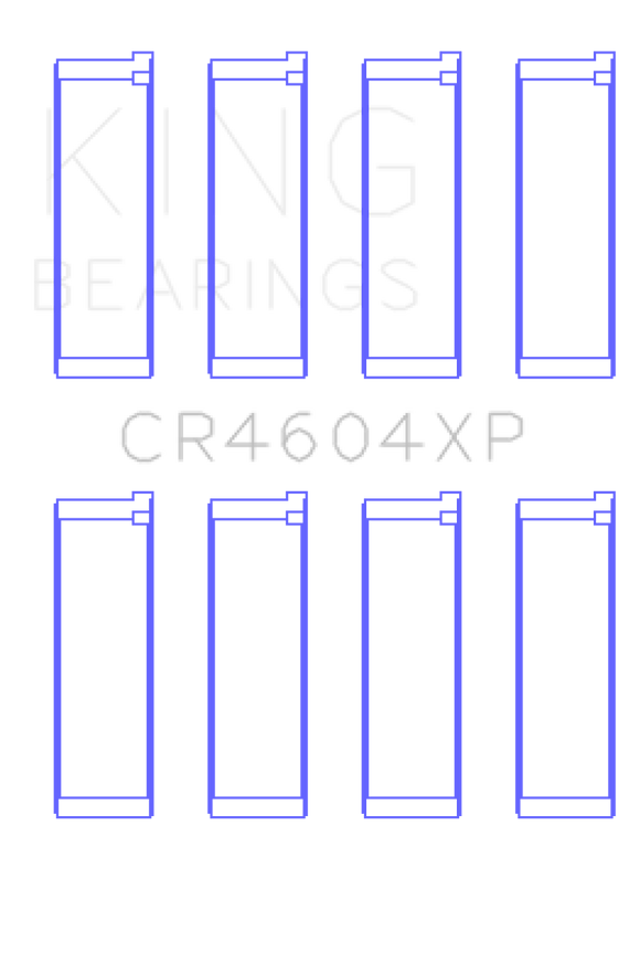 King 07-09 Mazdaspeed 3 L3-VDT MZR DISI (t) Duratec High Performance Rod Bearing Set - Size +0.50mm