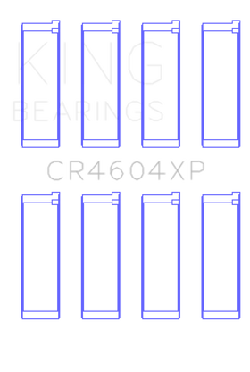 King 07-09 Mazdaspeed 3 L3-VDT MZR DISI (t) Duratec High Performance Rod Bearing Set - Size STDX