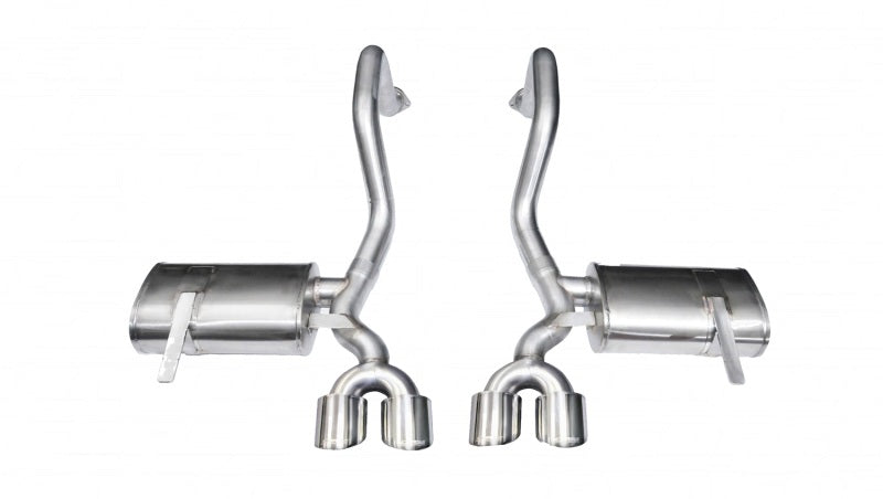 Corsa 1997-2004 Chevrolet Corvette C5 Z06 5.7L V8 Polished Xtreme Axle-Back Exhaust - 0