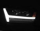 AlphaRex 19-20 Dodge Ram 1500 LUXX LED Proj Headlights Plnk Style Black w/Activ Light/Seq Signal/DRL-7