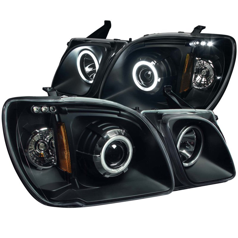 ANZO 1998-2007 Lexus Lx470 Projector Headlights w/ Halo Black (CCFL) - 0