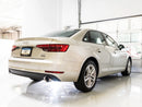 AWE Tuning Audi B9 A4 Touring Edition Exhaust Dual Outlet - Chrome Silver Tips (Includes DP)-3