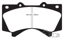 EBC 08+ Lexus LX570 5.7 Greenstuff Front Brake Pads-6
