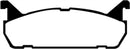 EBC 91-96 Ford Escort 1.8 Redstuff Rear Brake Pads-6