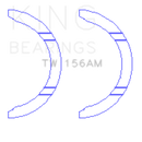 King Engine Bearings Mazda FP/FS Thrust Washer Set-2