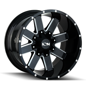 ION Type 141 17x9 / 6x135 BP / 18mm Offset / 106mm Hub Gloss Black Milled Wheel - 0