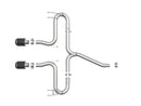 aFe Takeda 2-1/2in 304 SS Axle-Back Exhaust w/Carbon Tips 17-20 Honda Civic Sport L4-1.5L (t)-5