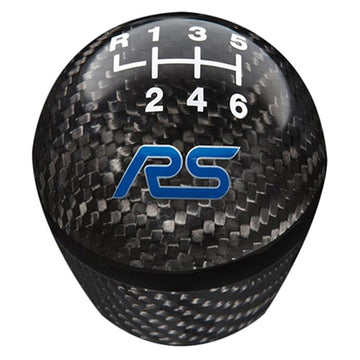 Ford Racing Focus RS Black Carbon Fiber Shift Knob 6 Speed - 0