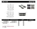 StopTech Performance 06 Lexus GS300/430 / 07-08 GS350 / 06-08 IS250/350 Rear Brake Pads-7