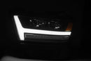AlphaRex 19-20 Ram 1500HD PRO-Series Proj Headlights Plnk Style Jet Blk w/Activ Light/Seq Signal/DRL-4