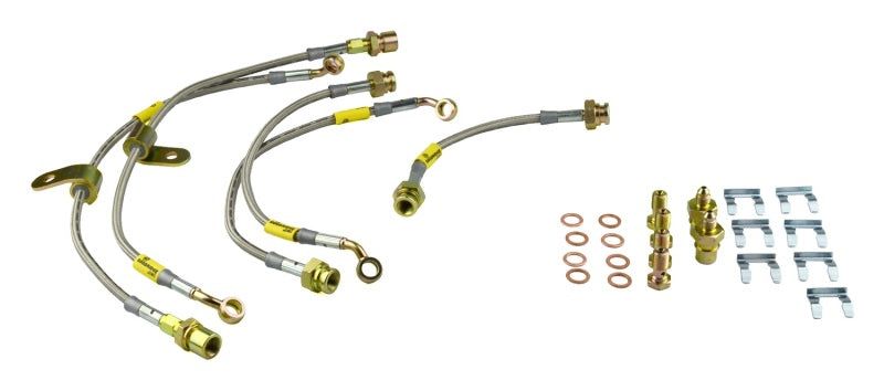 Goodridge 09-12 Cadillac CTS-V (All CTS-V w/ Brembo Brakes) Stainless Steel Brake Line Kit - 0