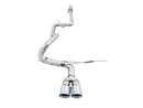AWE Tuning Ford Focus ST Track Edition Cat-Back Exhaust - Chrome Silver Tips-4
