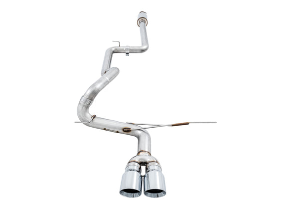 AWE Tuning Ford Focus ST Track Edition Cat-Back Exhaust - Chrome Silver Tips
