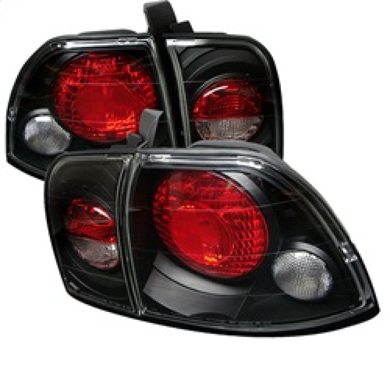 Spyder Honda Accord 96-97 Euro Style Tail Lights Black ALT-YD-HA96-BK - 0