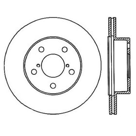 StopTech Power Slot 05-07 STi Rear Right Slotted Rotor - 0