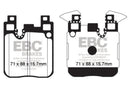EBC 13-18 BMW 335i (F30) Bluestuff Rear Brake Pads-4