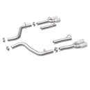 MagnaFlow Axle-Back, SS, 2.5in, Quad Split Rear 3.5in Tip 2015 Dodge Challenger 3.6L V6-40