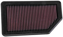 K&N Replacement Air Filter 10.625in O/S Length x 5.75in O/S Width x 1in Height-5