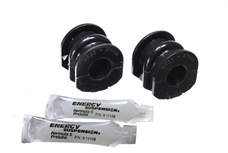 Energy Suspension 03-07 Infiniti G-35 Coupe RWD / 02-09 350Z Black 21mm Rear Sway Bar Frame Bushings - 0