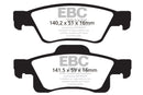 EBC 11+ Dodge Durango 3.6 Ultimax2 Rear Brake Pads-4