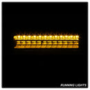 xTune 92-94 Blazer Full Size Corner/LED Bumper Headlights Black HD-JH-CCK88-LED-AM-BK-SET-14