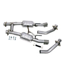BBK 86-93 Mustang 5.0 High Flow H Pipe With Catalytic Converters - 2-1/2-3