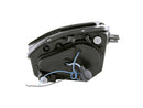ANZO 2000-2005 Mitsubishi Eclipse Projector Headlights w/ Halo Black-12