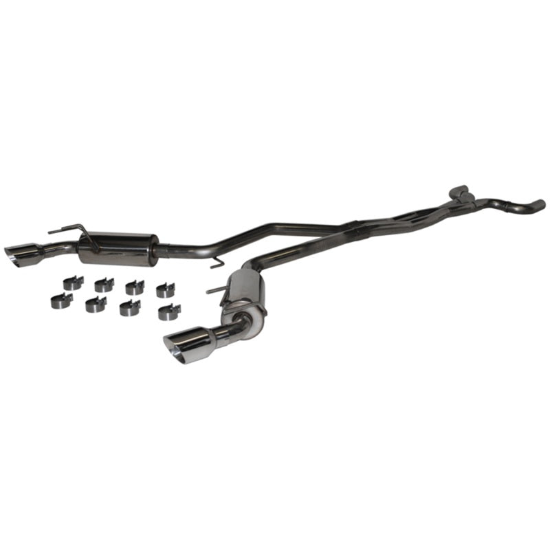 MBRP 2010 Chev Camaro V6 3.6L Dual Cat Back Round Tips   (11 Conv. MUST purchase mbrpAD1710) - 0
