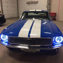 Oracle Pre-Installed Lights 7 IN. Sealed Beam - White Halo-5