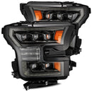 AlphaRex 17-20 Ford Raptor NOVA LED Proj Headlights Plank Style Alpha Black w/Activ Light/Seq Signal-7