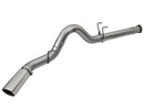 aFe LARGE BORE HD 5in 409-SS DPF-Back Exhaust w/Polished Tip 2017 Ford Diesel Trucks V8 6.7L (td)-11