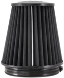 K&N Universal Rubber Filter Round Tapered 6in Flange ID x 7.5in Base OD x 5.25in Top OD x 8in Height-15
