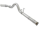 aFe ATLAS 5in DPF-Back Alum Steel Exhaust System w/Polished Tip 2017 Ford Diesel Trucks V8-6.7L (td)-12
