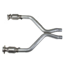 BBK 11-14 Mustang 3.7 V6 Short Mid X Pipe With Catalytic Converters 2-1/2 For BBK Long Tube Headers-15