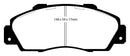 EBC 97 Acura CL 3.0 Yellowstuff Front Brake Pads-4