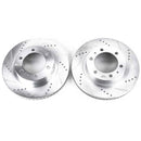 Power Stop 03-09 Toyota 4Runner Front Evolution Drilled & Slotted Rotors - Pair-1