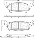 StopTech Street Brake Pads - Rear-2
