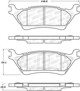 StopTech Street Brake Pads - Rear - 0